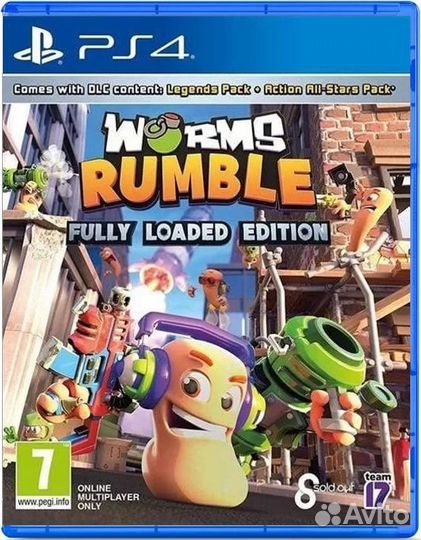 Worms Rumble. Fully Loaded Edition PS4, русские су
