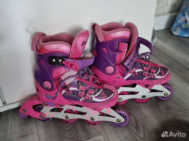 Роликовые коньки детские раздвижные