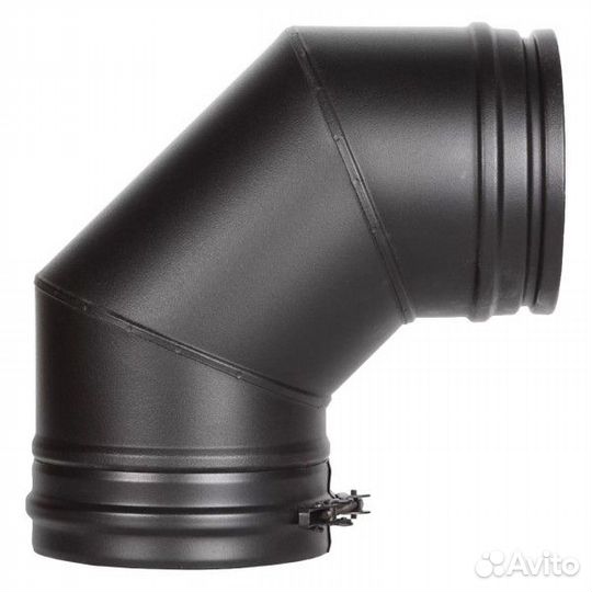 Отвод 90 Schiedel Permeter 25 200/250 мм Черный