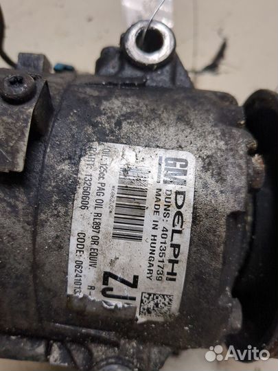 Компрессор кондиционера Opel Astra J, 2011