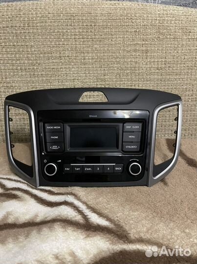 Штатная магнитола на Хёндэ Крета