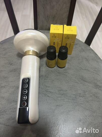 Вакуумный массажер для тела антицеллюлитный,белый