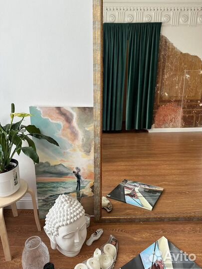 Пара на закате 100*50 см. Интерьерная картина