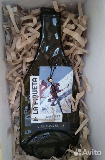 Часы- бутылка