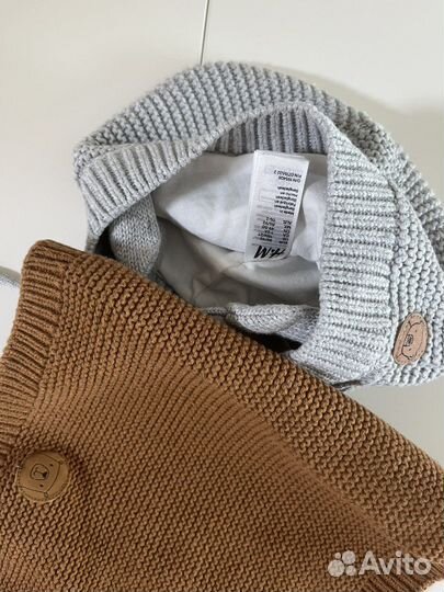 Новый комплект h&m шапочка и снуд 86-92