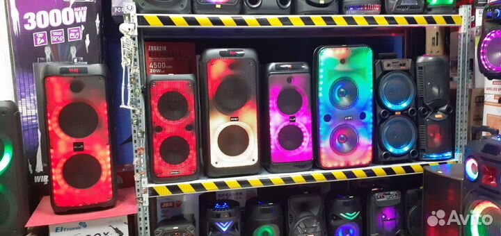 Большие портативные колонки Новые с гарантией