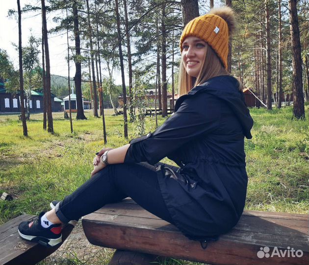 Шапка вязаная женская