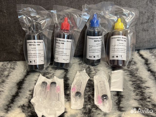 Многоразовая краска для картриджей купить в Бодайбо | Электроника | Авито