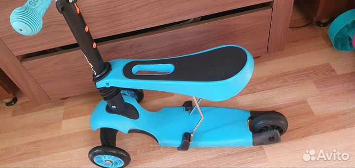 Самокат с сидением forest kids uppy
