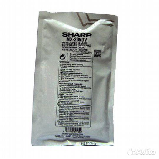 Черный, vt-30607, Девелопер Sharp MXB355/MXB455, 1