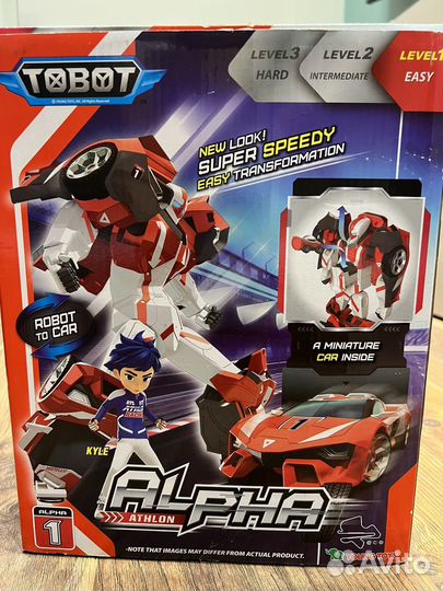 Трансформеры Tobot Alpha Magma Hasbro Оригинал