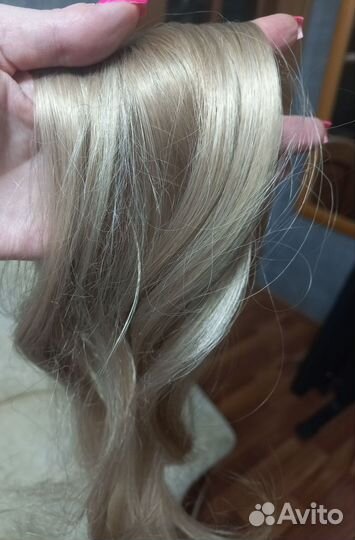 Искусственные волосы на заколках