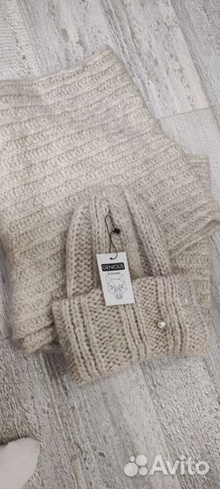 Женский шарф и шапка комплект