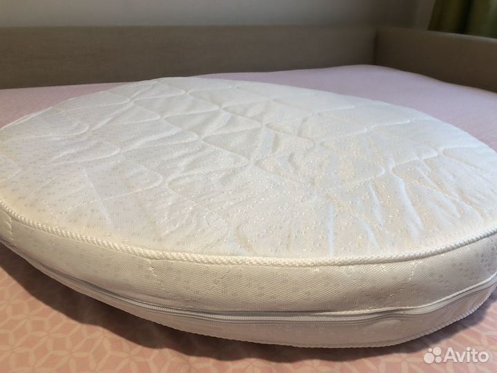 Матрас детский овальный, круглый+наматрасники