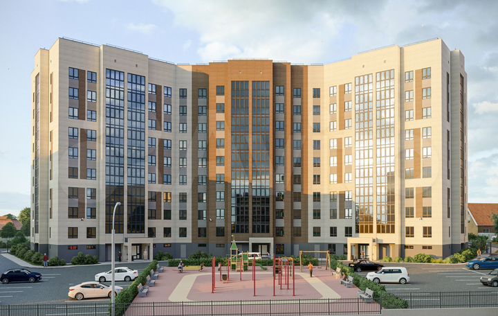 2-к. квартира, 61,4 м², 9/9 эт.