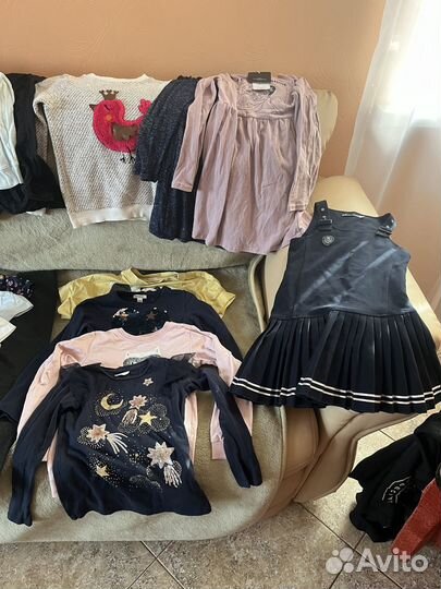 Одежда на девочку пакетом 128-134