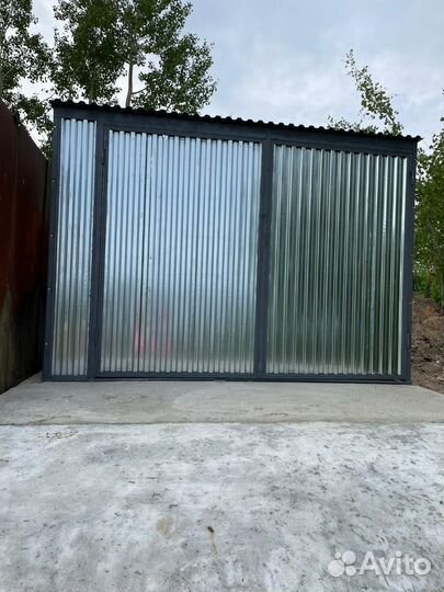 Гараж -пенал оцинкованный