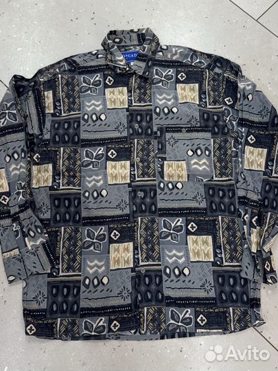 Винтажная мужская рубашка 46-48