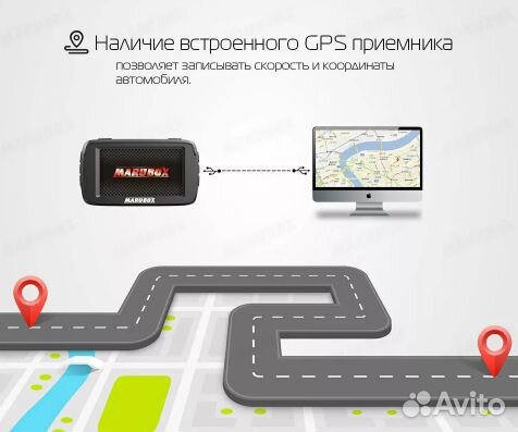 Marubox M600R Регистратор с Радаром