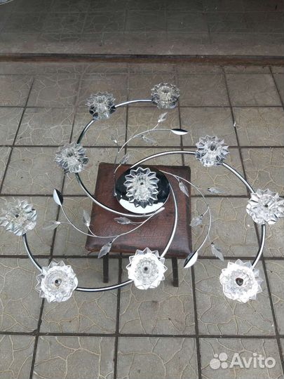 Люстра потолочная бу