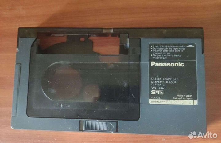 Кассетный адаптер vhs-c Panasonic