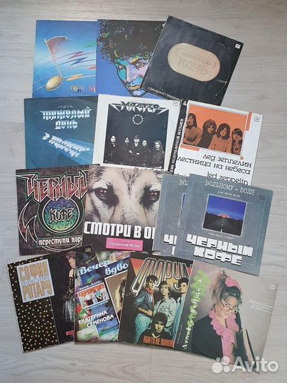 Винил.пластинки Рок-Поп-Джаз СССР-Запад