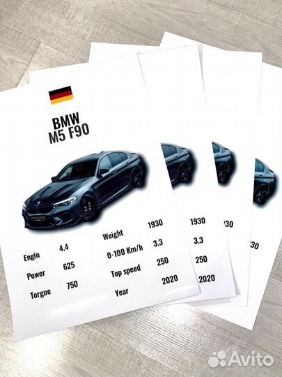 Постер на стену BMW