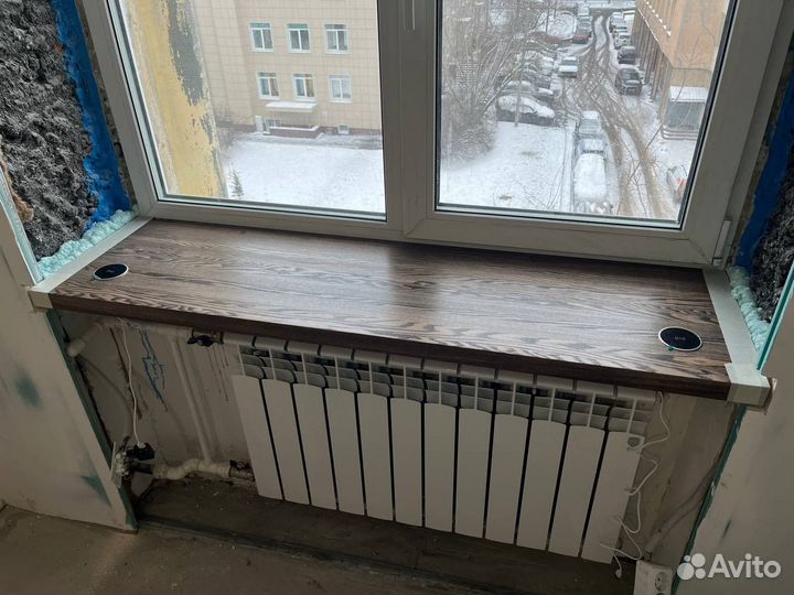 Подоконники из натурального дерева