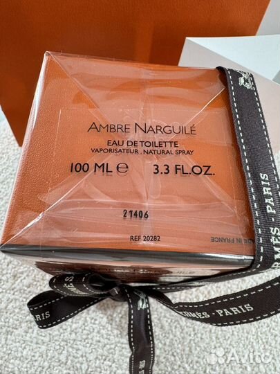 Новый парфюм Hermes Ambre Narguile оригинал 100