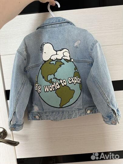 Джинсовая куртка детская zara Kids
