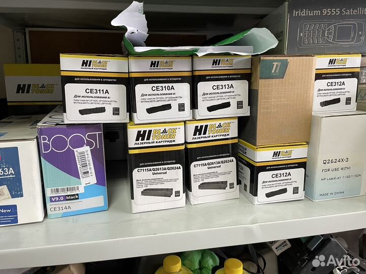 Много картриджей оригинал и совместмые