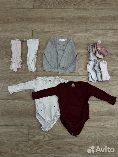 Пакет вещей на девочку 74 h&m mango