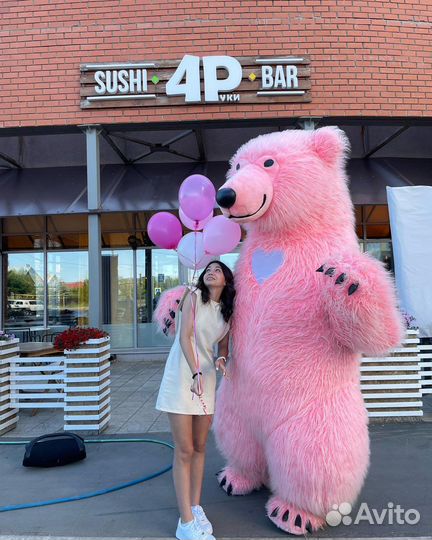 Большой Медведь аниматор на праздник панда