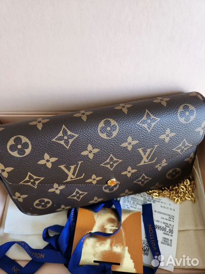 Сумка клатч louis vuitton felicie оригинал