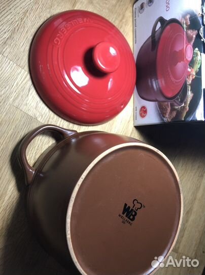 Кастрюля Wellberg с крышкой 2,2 л