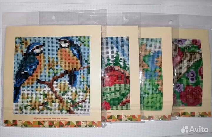 Новая алмазная мозаика (вышивка) за 4 набора