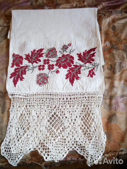 Рушники и салфетки старинные