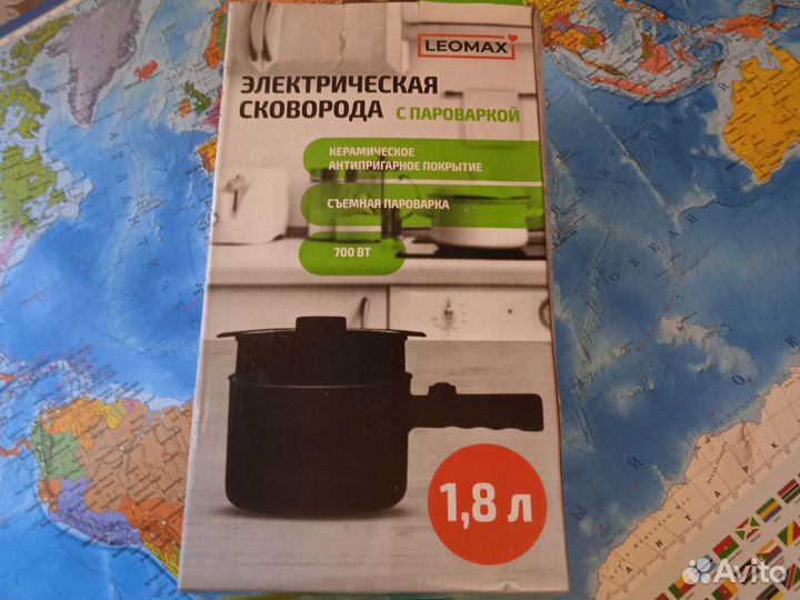 Электрическая Сковорода с Пароваркой