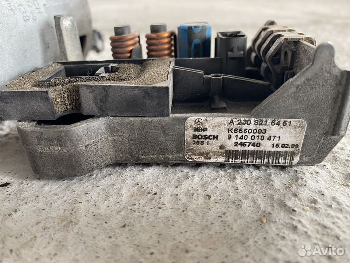 Мотор печки с крыльчаткой мерседес 211