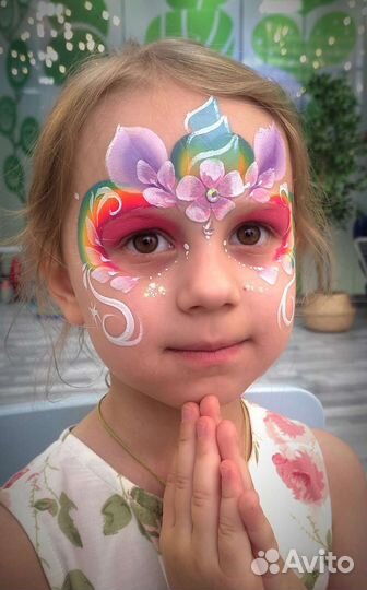 Аквагрим, блеск-тату