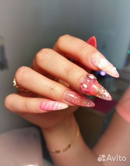 Наращивание ногтей, crazy nails, маникюр, когти