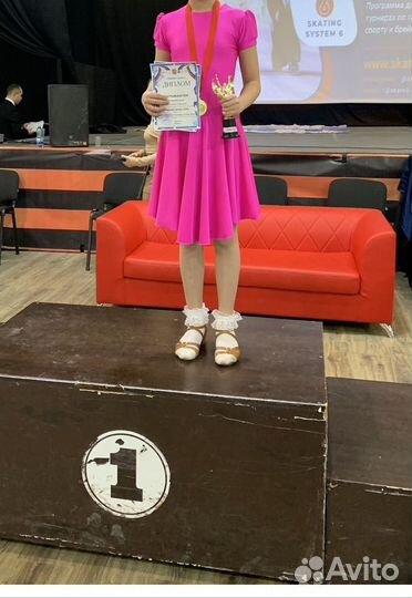 Платье для бальных танцев 134-140