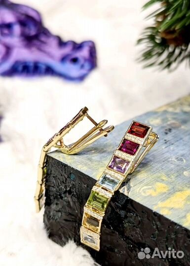 Золотые серьги 