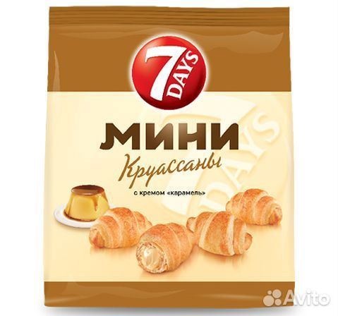 Круассан 7 Дейс (7Days) Мини Карамель 300г