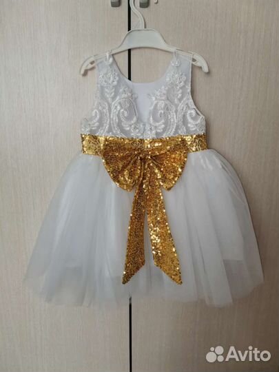 Платье для девочки праздничное 86 92