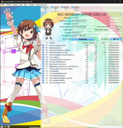 Жесткий диск Western Digital 2 Тб