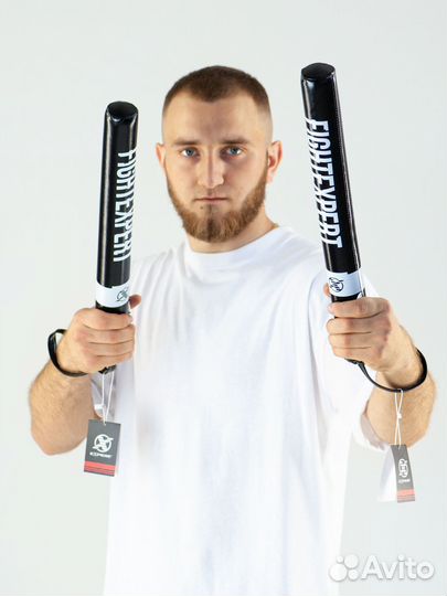 Тренерские палки Fight expert Boxing X (кожа FX Le