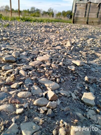 Гравий, щебень, перегной, чернозем