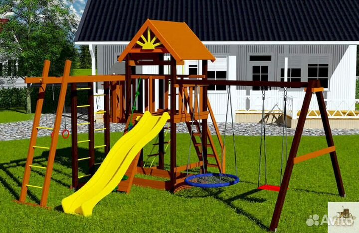 Детская площадка в наличии