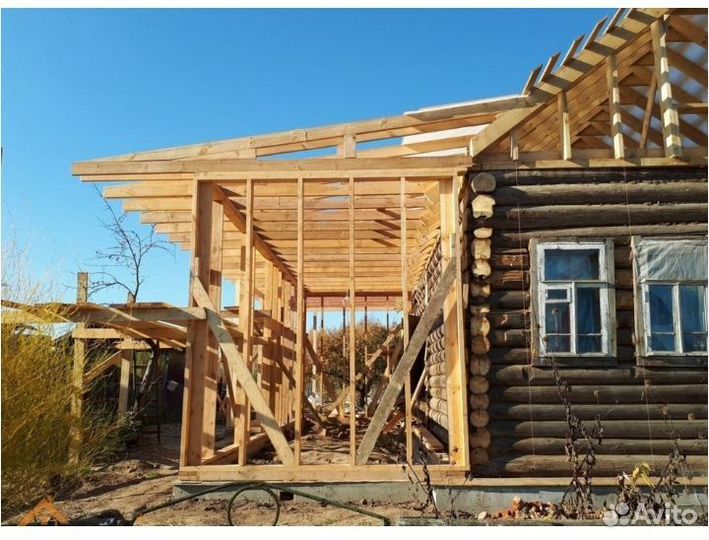 Строительство пристроек терассы веранды